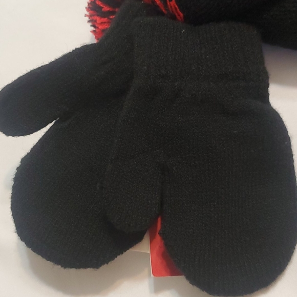 NWT Kids Winter Bombom knit Hat & Gloves Set Canad - Picture 5 of 6